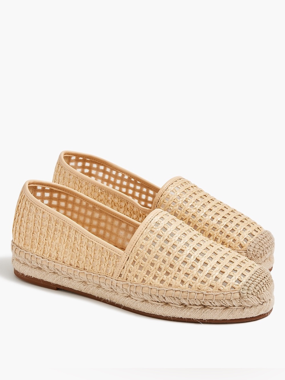 Jcrew Woven espadrille slip-ons flats - Size 9 - NEW